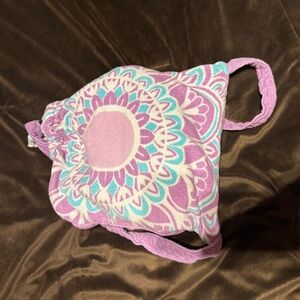 Colorful Mandala Drawstring Towel Backpack